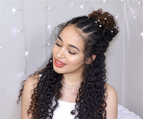 Fine Beautiful Hairstyles For Curly Hair Homecoming Little Girls Long