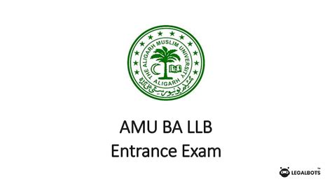 Amu Ba Llb Entrance Exam