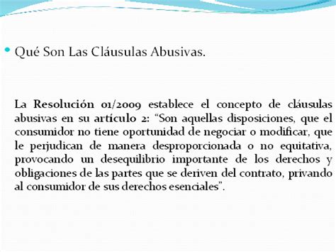 Clausulas abusivas en contratos de adhesión un análisis crítico