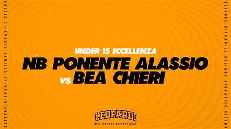 U15 ECCELLENZA NB Ponente Alassio BEA Chieri YouTube