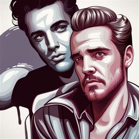 Elvis Presley And James Dean Ai Generated Artwork Nightcafe Creator