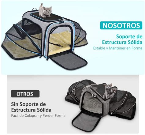 TRANSPORTÍN EXTENSIBLE para gatos8 ventajas Mimo mi minino