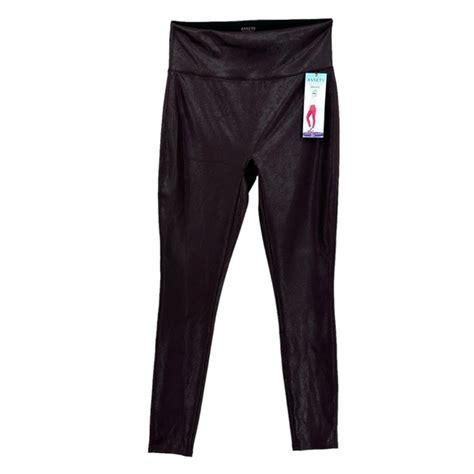Assets By Spanx Pants Jumpsuits New Spanx Assets Leggings Red Hot Label Structured Shine