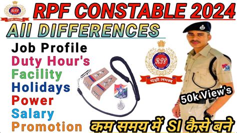 Rpf Constable All Difference Job Profile Duty Hours Facility