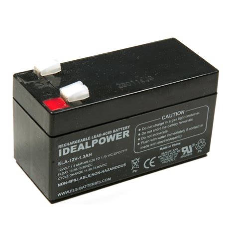 Idealpower 12v 1 3ah Sealed Lead Acid Battery Idealpower Ela 12v 1 3ah Emergency Lighting