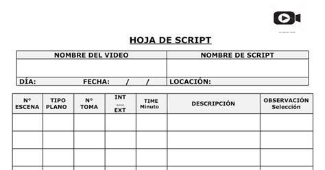 6 FORMATO Hoja De Script Google Docs