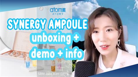 ATOMY SYNERGY AMPOULE PROGRAM UNBOXING PRODUCT DEMO OVERVIEW YouTube