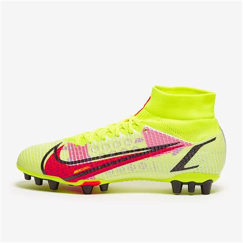 Nike Mercurial Superfly Viii Pro Df Ag Volt Bright Crimson Black