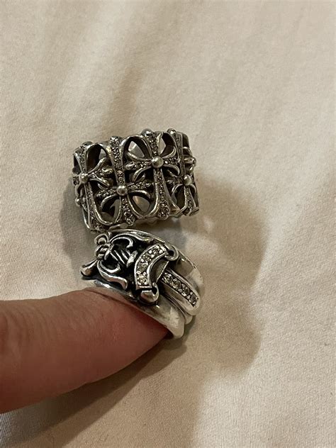 Chrome Hearts Chrome Hearts Pave Diamond Dagger Ring Grailed