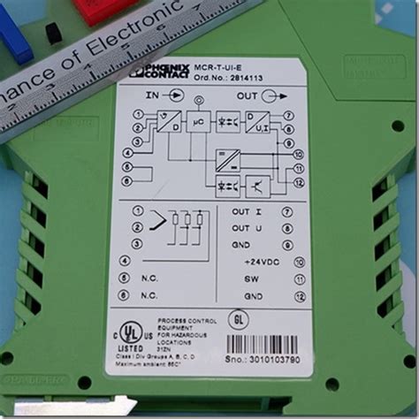 Etc Phoenix Contact Temperature Measuring Transducer Mcr T Ui E