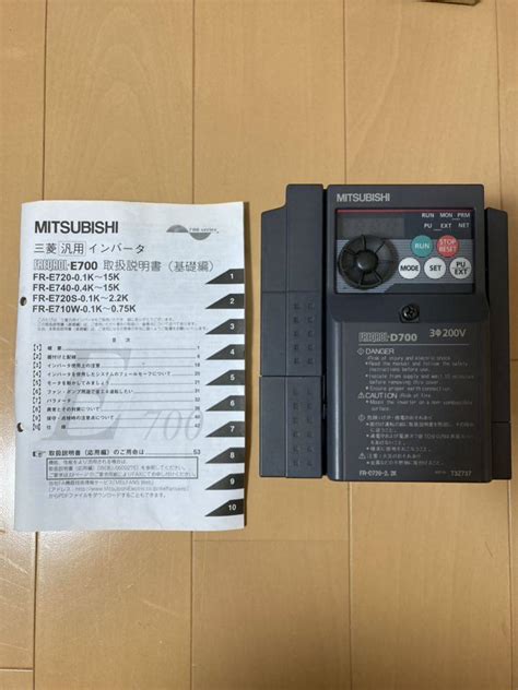 代購代標第一品牌－樂淘letao－mitsubishi 三菱電機 インバーター Freqrol E700シリーズ Fr D720 22k 動作確認済