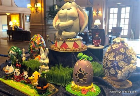 Photo Tour Easter Egg Display At Disney S Yacht Club Resort The