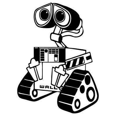 7 5 WALL E VINYL Decal Sticker Window Laptop Disney Pixar Walle Wall