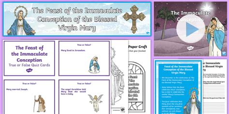 Feast Of The Immaculate Conception Lesson Pack Twinkl