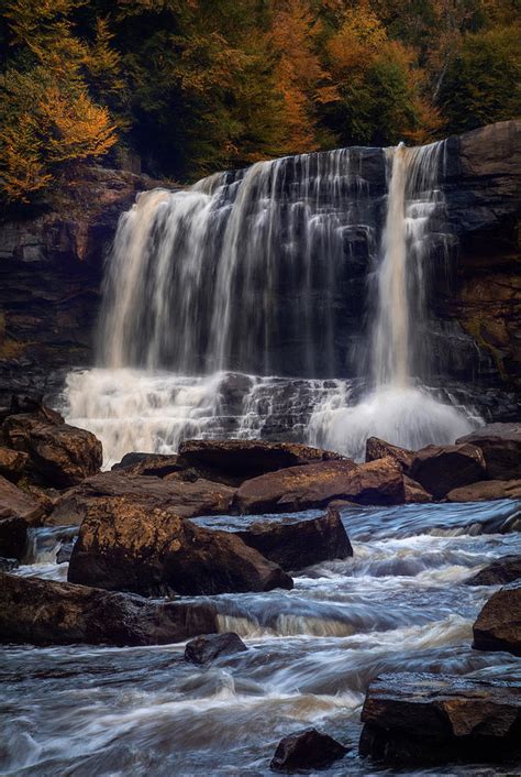 Autumn at Blackwater Falls Photograph by Jaki Miller - Fine Art America