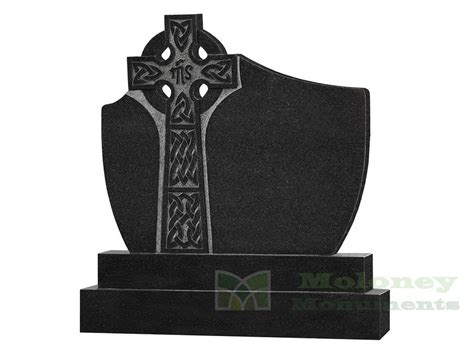 Irish Memorial Celtic Cross Headstone Mm140b Moloney Monuments