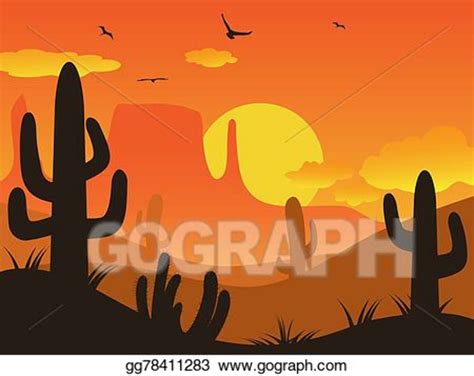 Download High Quality sunset clipart desert Transparent PNG Images ...