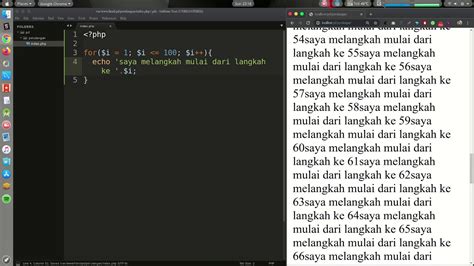 Pemrograman Dasar Perulangan Looping Menggunakan Bahasa Pemrograman