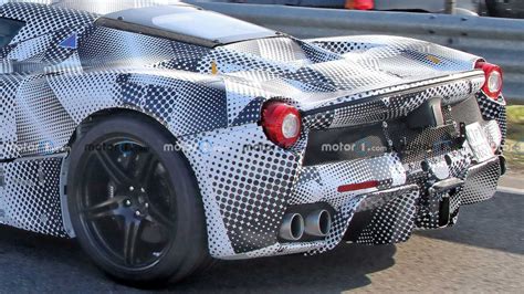 New Ferrari Hypercar Test Mule Spied Again Up Close And Personal