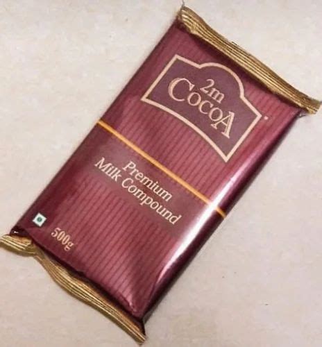 Rectangular Solid 2M Cocoa Premium Milk Compound Chocolate Packaging