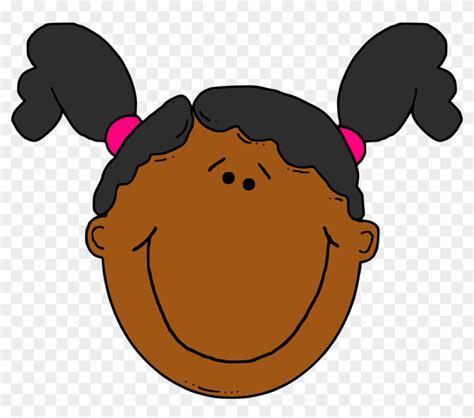 Smiley Face Girl Clip Art