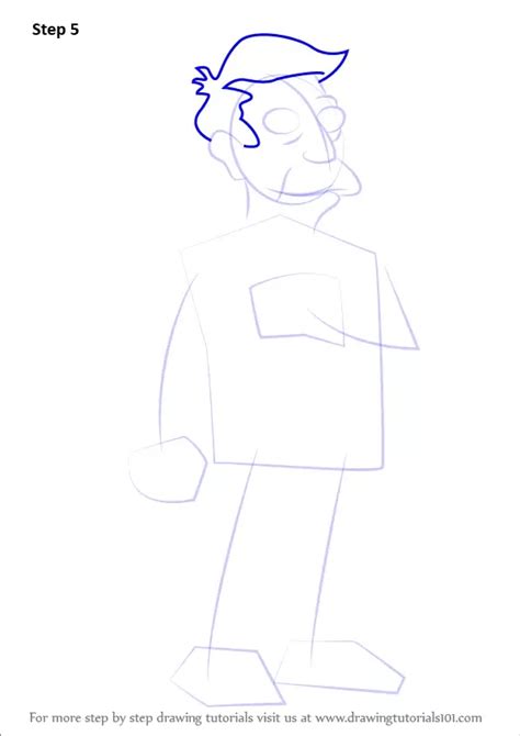 How To Draw Principal Seymour Skinner From The Simpsons