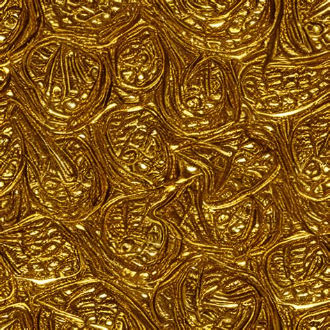 Gold Metal Seamless Pattern · Creative Fabrica