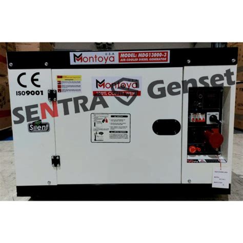 Jual Genset 10 KVA 3 Phase Montoya MDG 13000 3 USA Technology Jakarta