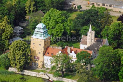 Luftaufnahme Gro Leuthen Wassergraben Mit Wasserschlo Schloss In