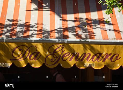 Da Gennaro Restaurant in Little Italy New York City Stock Photo - Alamy