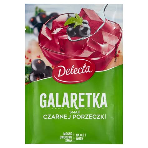 Polski Supermarket Delecta Gelee Mit Schwarzem Johannisbeergeschmack