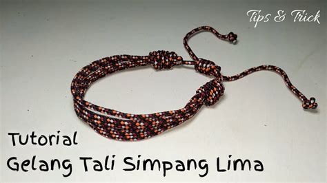 Cara Membuat Gelang Dari Tali Mudah Tali Prusik How To Make A