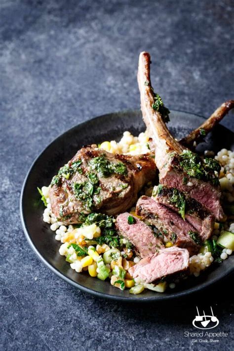 Grilled Lamb Chops With Mint Chimichurri Shared Appetite