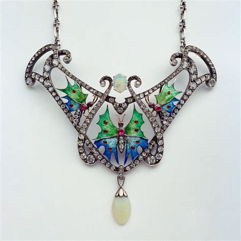 Butterfly Pendant By ART NOUVEAU Tadema Gallery