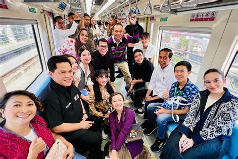 Jokowi Sebut Lrt Jabodebek Sudah Bagus Target Beroperasi Agustus