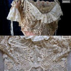 Victorian Tambour Lace Early S Fashion Ecru Net Intricately