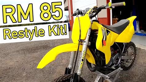 Suzuki RM 85 RESTYLE KIT Installed LESS Than 50 YouTube