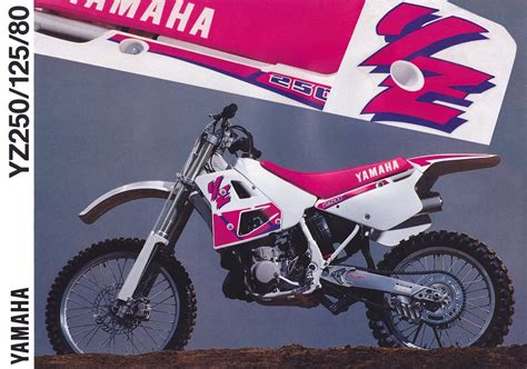 1991 Yamaha YZ80 YZ125 And YZ250 Brocure Page 1 Tony Blazier Flickr