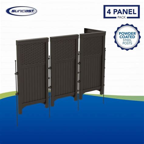 Suncast Screen Enclosure 23 In W X 44 In H Brown Plastic Outdoor