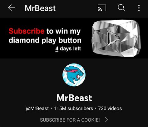 Mrbeast is doing a 100m diamond play button giveaway : r ...