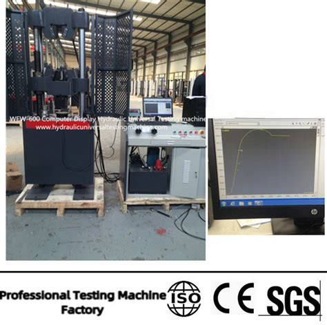 Electro Hydraulic Servo Universal Testing Machine 600 Kn