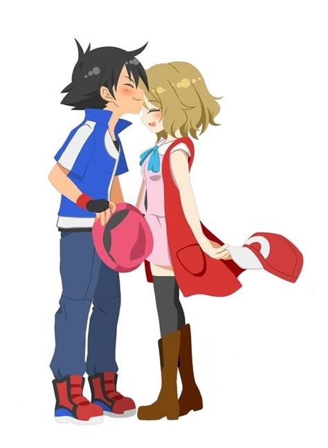 Amourshipping Cute Pokemon Pokemon Ash And Serena Pokemon Comics