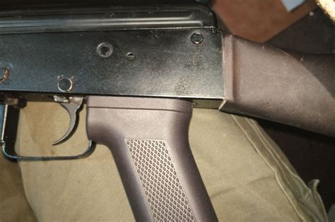 Антуражный АК-74 (весло) в обвесе "Слива"