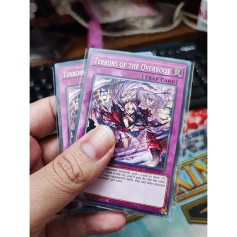 Yugioh Funny Shop 1 lá thẻ bài Terrors of the Overroot MP23 EN146