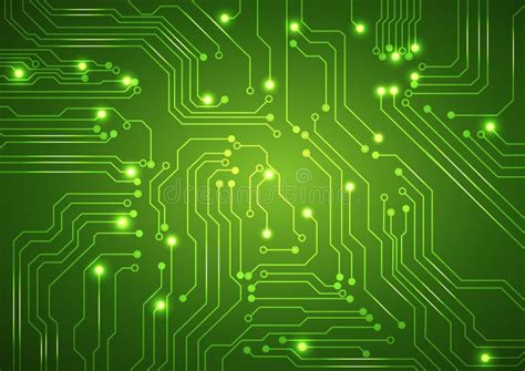 Green Vector Technology Background Dumube