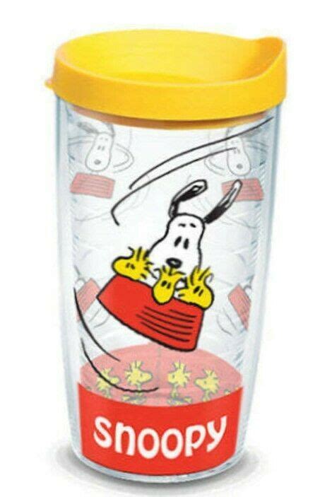 Peanuts Gang Snoopy Woodstock Tervis 16oz Tumbler Charlie Brown Roller