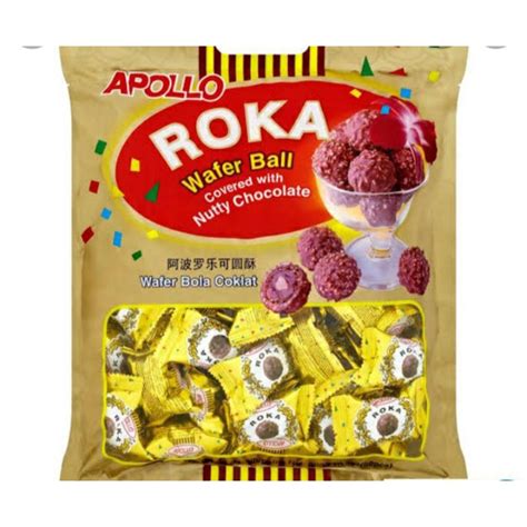 Apollo Roka Wafer Ball Covered With Nutty Chocolate G Pcs