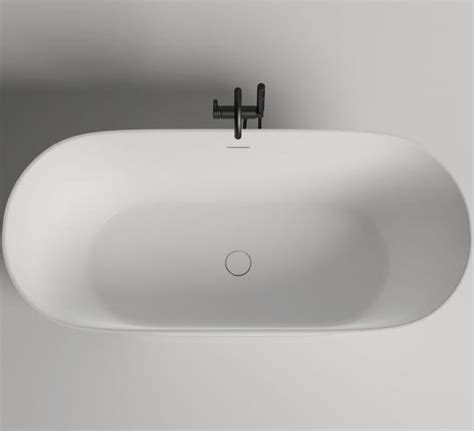 Отдельностоящая ванна из искусственного камня Salini Mona 180х80 цена ...