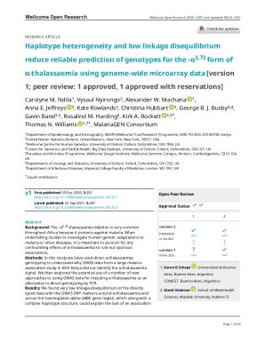 Fillable Online 3 7I Form Of Thalassaemia Using Genome Wide Fax