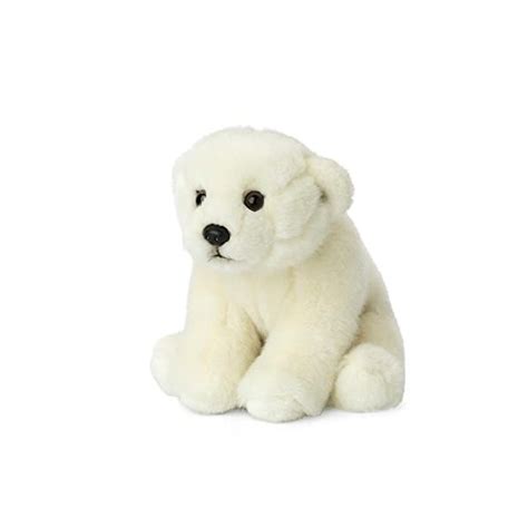 WWF Peluche Ours Polaire Peluche Réaliste avec de Nombreux Déta